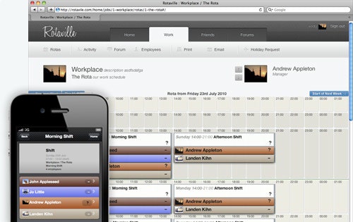 Staff Rota Software