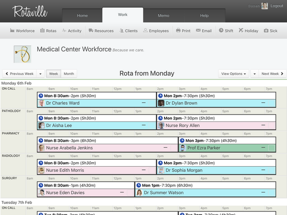 Medical Rota Screenshot